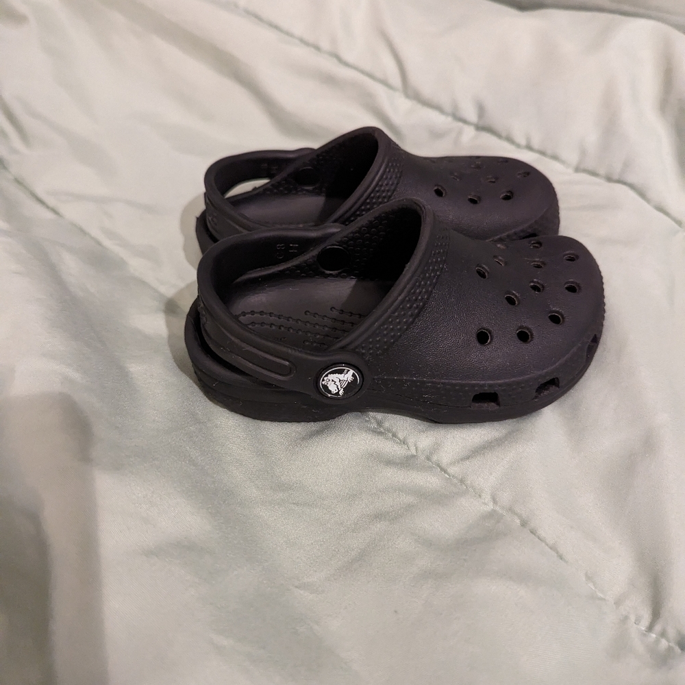 Crocs. Toddler size 8.